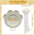 HARSKIYER Set 2, Cat Food Cover and Spatula of Multi-Functional Pet Food Can Lids and Serving Utensil for Wet and Dry
