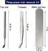 Tick Removal Tool, Tick Remover for Dogs, Pet First Aid Kit Ttwister Tweezers, Dog Hiking Gear (1 Set, Metal Ash)