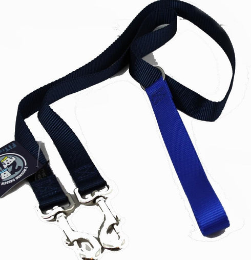 2 Hounds Freedom No Pull Training Leash, 1 Inch, Works with No Pull Harnesses, Navy