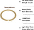 19MM Thick Light Metal Cuban Link Dog Collar, Gold Chain Necklace for Small Dogs - 12" Length