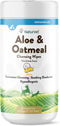 NaturVet Aloe & Oatmeal Cleansing Wipes for Dogs & Cats, 60 Count