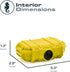 Seahorse 52 Waterproof Dry Box - Hard Protective Micro Case, IP67 Waterproof/Lockable/Airtight for Earbuds and Small