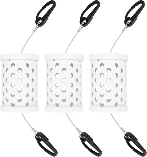 Seal Proof Bait Cage Rigid PVC Tubing with Quick Release Clips High