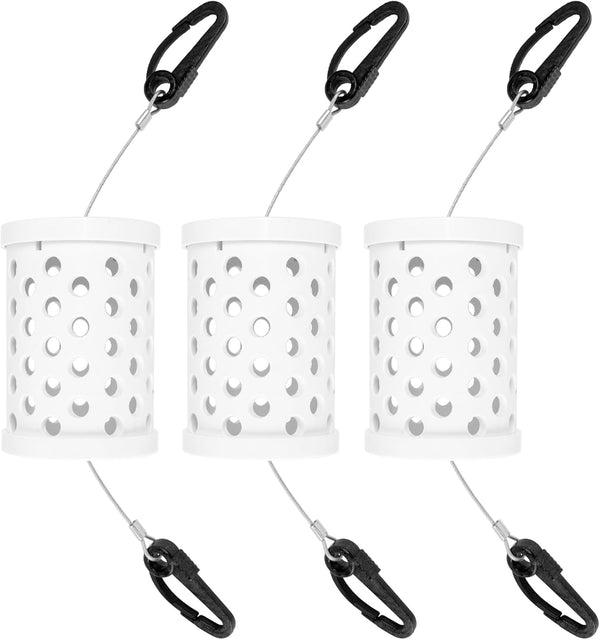 Seal Proof Bait Cage Rigid PVC Tubing with Quick Release Clips High