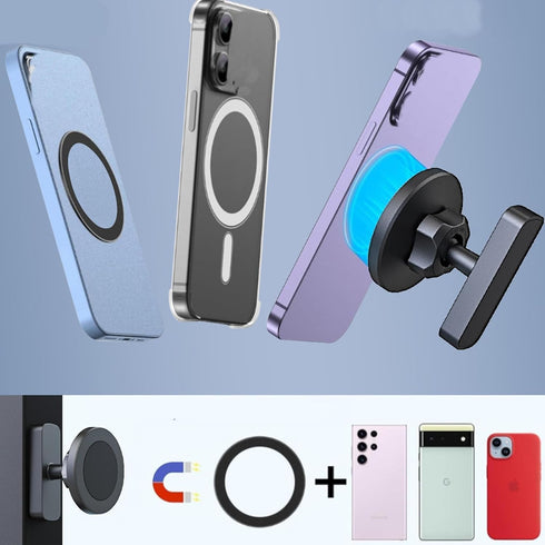 Hills Golf 360 N52 (1pcs) Cart Phone Holder, Phone Caddy Magnetic Phone Holder, Rotation Dual Magnets Try Hills Phone