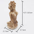 Medusa Aquarium Fish Tank Decorations, Ancient Greek Myth Statues Figurine Sculpture, Reptile Turtle Lizard Spider