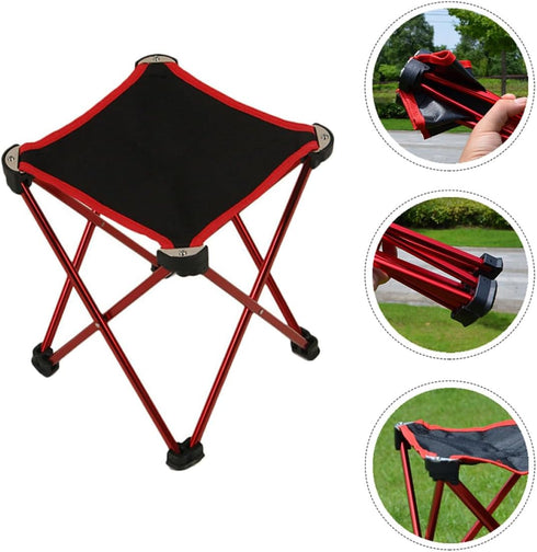 Lightweight Portable Folding Fishing Stool - Ideal for Camping and BBQ