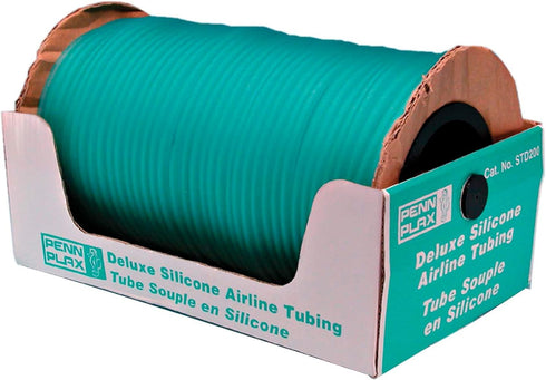 PENN PLAX Deluxe Silicone Airline Tubing, 200 Feet Long for Aquariums