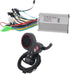 Zerone Electric Bike Speed Motor with LCD Display Control Panel and Shift Switch Accessory