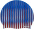 Sporti Silicone Swim Cap with Graphic Design, Non Slip Swimming Cap, Easy Wear and Removal