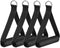 Garneck 4pcs Resistance Band Handles - Plastic D Ring Exercise Strap Foam Handle for Home Gym Fitness Equipment