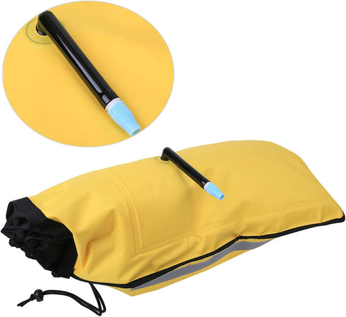 SUNGOOYUE Kayak Paddle Floating Bag, Inflatable Paddle Float Bag for Kayak Canoe Paddles Cover Storage