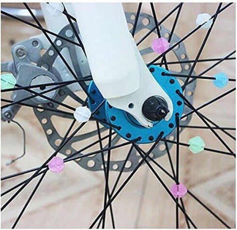 Haifly Multicolour Kids Bicycle Spoke Beads Decorations - Luminous Wheel Beads for Girls and Boys