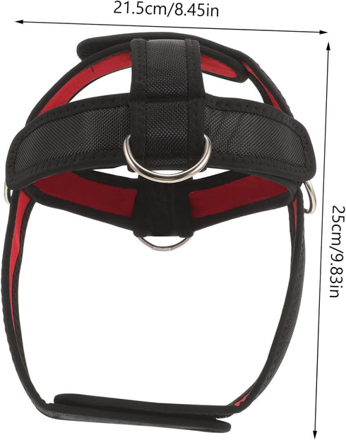 Kisangel Heavy Duty Neck Exerciser Training Strap, Portable Neck Trainer Fitness Equipment for Indoor Use