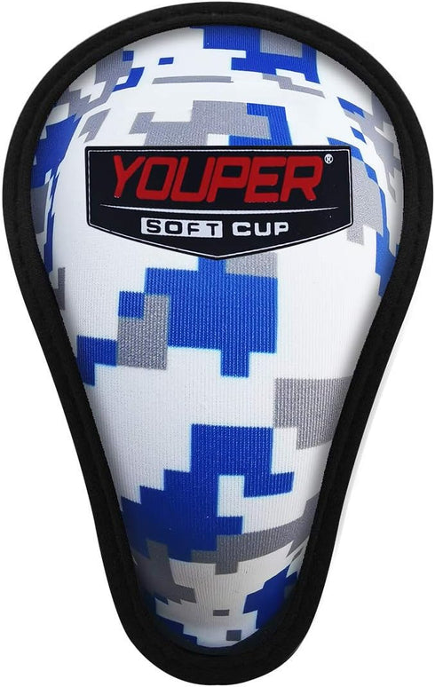 Youper Boys Youth Soft Foam Protective Athletic Cup (Ages 7-12) for Baseball, T-Ball, Football