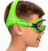 Frogglez Youth Wide View Anti-Fog Swim Goggle Mask for Kids Ages 4-10