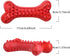 German Shepherd Dog Chew Toys - Indestructible Beef Flavored Durable Rubber Bone Toy for Large/Medium Dogs