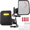 Universal Golf Cart Side Mirrors - Golf Cart Mirror with Turn Signal Light, Rear View Mirrors for Club Car, Ezgo, Yamaha