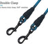 MayPaw 8FT/10FT Dog Tie Out/Check Cord, Heavy Duty Nylon Rope Training Leash for Strong Dogs (3/8 in x 10ft, Blue Black)
