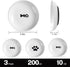 CSD Cat Food Bowl (3 Pack) - Ceramic Bowls with Nonslip Silicone Bottom, Whisker Friendly, 200ml Capacity