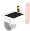 MPOWERD Luci Solar Bike Light Set, Headlight 100 Lumens, Taillight 40 Lumens, Rechargeable Solar or USB