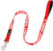 Plutus Pet Emotional Support Animal Leash, 4ft Long, Red, Soft Neoprene Padded Handle, Printed in Large Letters for