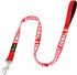 Plutus Pet Emotional Support Animal Leash, 4ft Long, Red, Soft Neoprene Padded Handle, Printed in Large Letters for