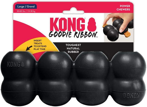 KONG Extreme Goodie Ribbon - Stuffable Chew Toy for Large Dogs, Satisfies Natural Chewing Instincts.