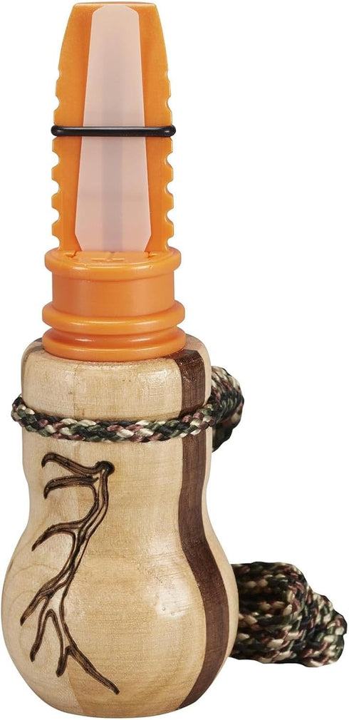 Hunters Specialties Boss Cow Call - Open-Reed Elk Call for High-Pitched Mature Cow Moos (Lanyard Included)