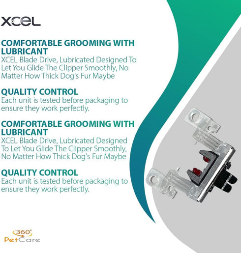 XCEL Lubricated Blade Drive Lever Replacement - 5 Pack for Pet Clipper