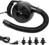 BOMPOW Electric Pump for Inflatables with 4 Nozzles Air Mattress Pump Inflator/Deflator,