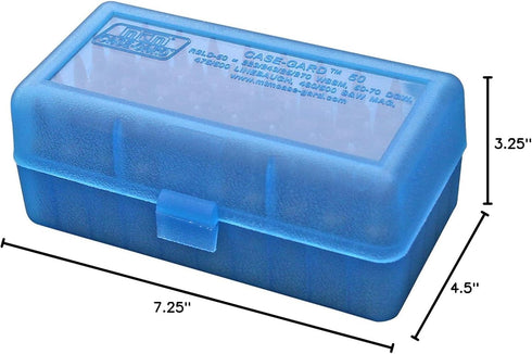 MTM 50 Round Flip-Top Rifle Ammo Box, WSM, 45-70
