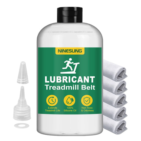Silicone Treadmill Lubricant/Treadmill Lube, 16 Ounces Silicone Oil with Hard Application Tubes