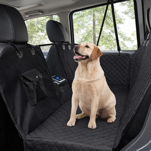Generic 600D Hammock, Dog Car Seat Cover for Back Seat, Waterproof Heavy Duty Nonslip Pet Seat Protector for Cars, SUVs