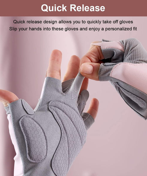 SUJAYU Workout Gloves Women, Gym Gloves for Women Gym Gloves for Working Out, Weight Lifting Gloves for Women Fitness