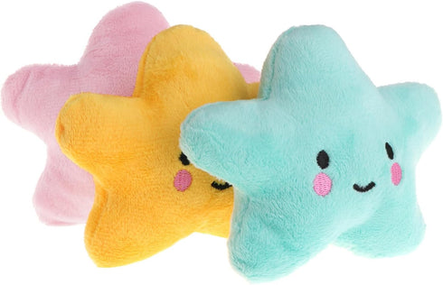 BOGEEL Fun Dog Interative Star Shaped Squeaky for Cat Teaser Soft Plush for Dogs Puppy Training