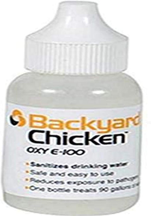 Dbc Agricultural Prdts Backyard Chicken OXY E100, 30 Milliliters, Treats 90 Gallons of Water