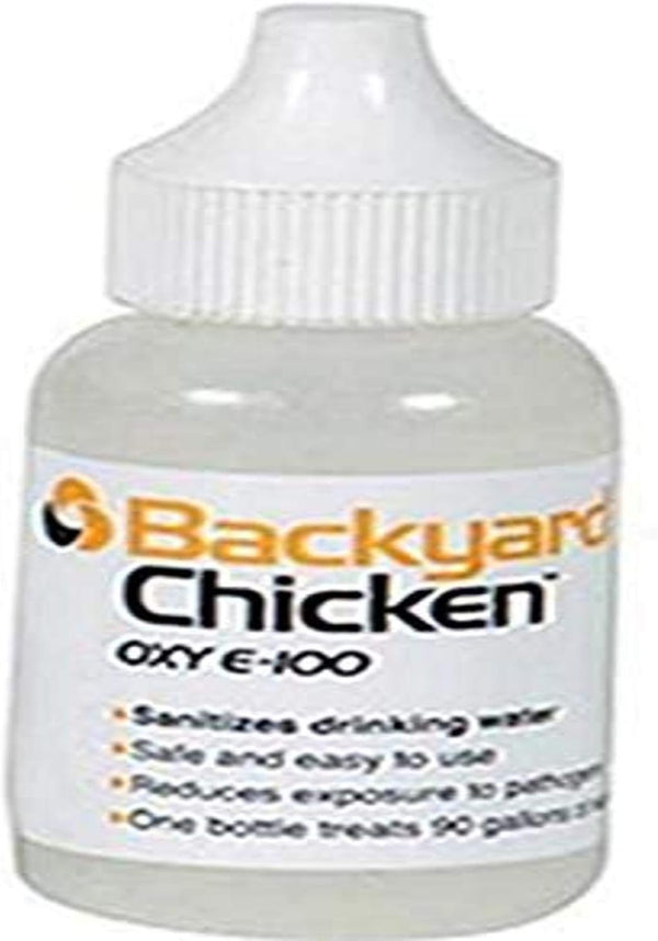 Dbc Agricultural Prdts Backyard Chicken OXY E100, 30 Milliliters, Treats 90 Gallons of Water