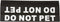 Dog Leash Sleeves, Double Sided, Highly Visible for Advanced Warning (DO NOT PET, Black)