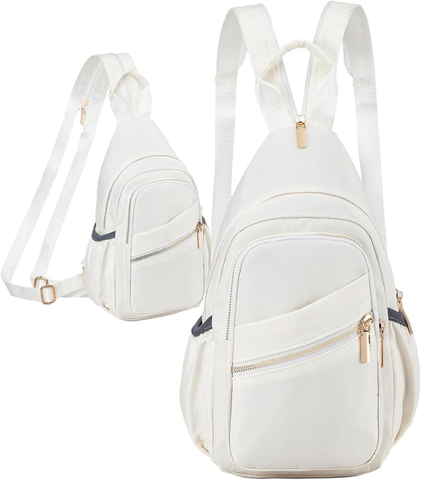 Xsecnua Small Crossbody Sling Bag for Women, Mini Backpack Sling Backpack Convertible