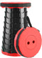 Doseno Upgraded Foldable Stool Thickened, Portable Collapsible Stool Retractable Stool for Fishing,