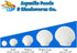 Aquatic Foods Inc. Fish50 Count Calcium Feeder Small Shells. Extra Thick Shells for Shrimp, Snails, Crabs, Crayfish
