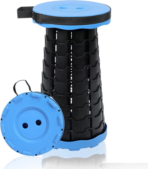 VOLIXOD Foldable Telescoping Stool Portable, Retractable Stool for Adults, Upgraded Collapsible Folding Seats