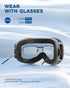 ZIONOR Lagopus B1 Ski Goggles for Men, Women, Adult, Youth - OTG Anti-Fog, UV Protection Snowboard Goggles