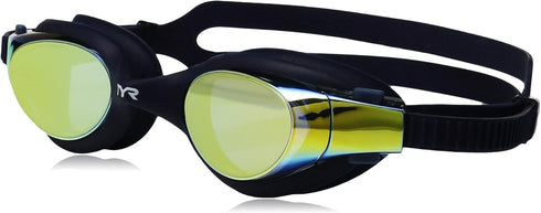 TYR Adult Vesi Swimming Goggles, Mirrored and Non-Mirrored, Anti Fog, No Leak, Quick Adjust