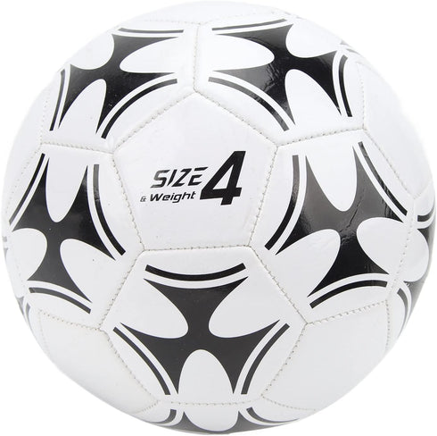 Kids Soccer Ball, Standard Size, Professional PU Leather, High Elasticity, Portable for Outdoor Games (Size 4)