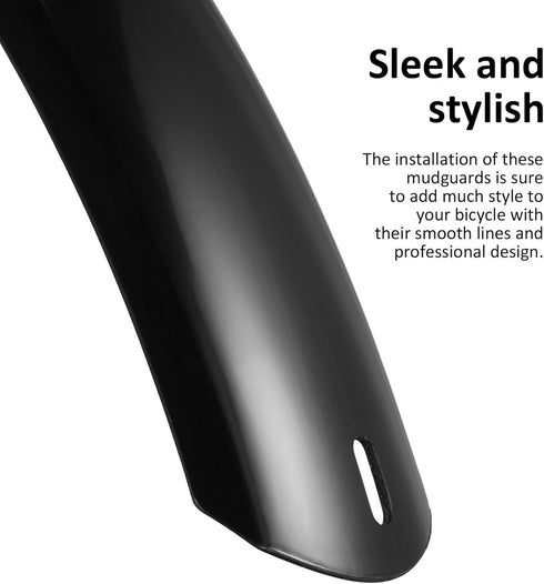 GANAZONO Bike Mudguards, Adjustable Road Mountain Bicycle Cycling Tire Front/Rear Mud Guards Fenders Set