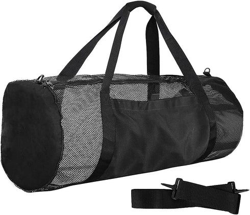 Luwint Heavy Duty Mesh Dive Duffle Bag, Large Gear Bag for Scuba Diving, Snorkeling, Travel, Beach, Pool