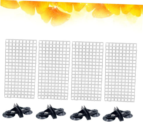 Aquarium Supplies Set, Filter Panel, Lid, Fish Tank Bottom Divider Grid, Isolate Board