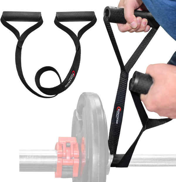 Gym Portable T Bar Row Straps Handle for Olympic Bars, Barbell Grips Landmine Attachments for Strength Training